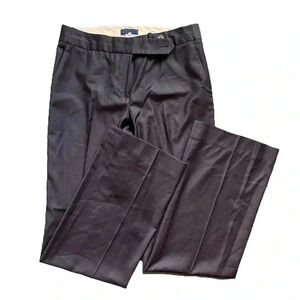 J. Crew Womens Gray Favorite Fit Dress Pants 100% Wool Super 120s Sz 4T